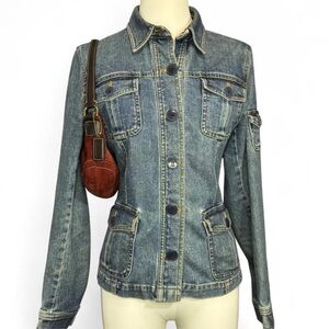 Jones New York Sport Stretch Denim Jacket — Vintage Y2K